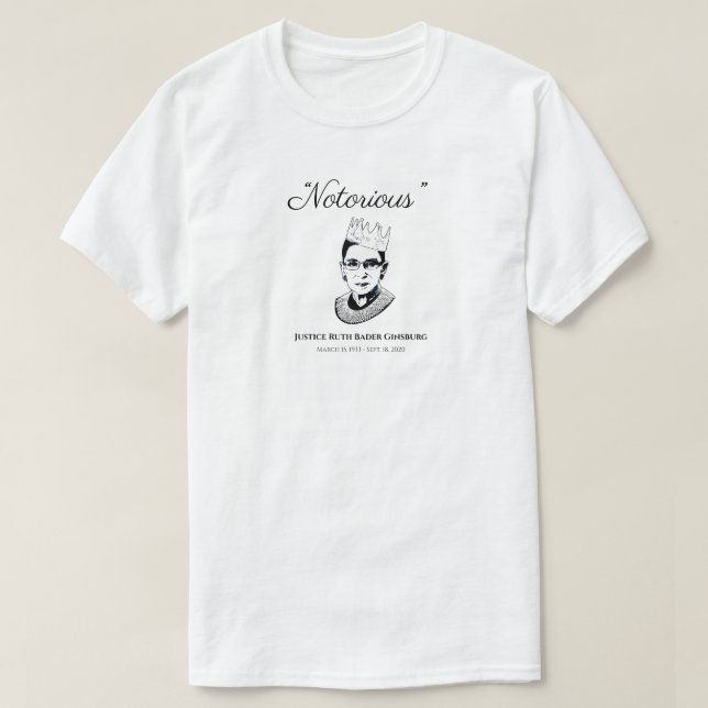 Camiseta Notorio, blanco (Diseño del anverso)