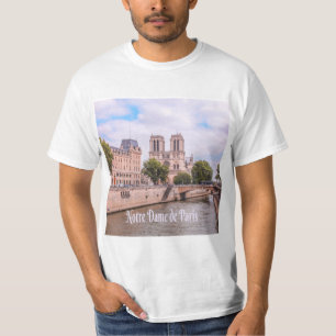 Camiseta Notre Dame de París Francia Catedral Católica