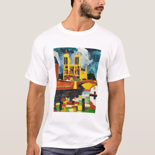 Camiseta Notre Dame por Henry Lyman Sayen (Anverso)