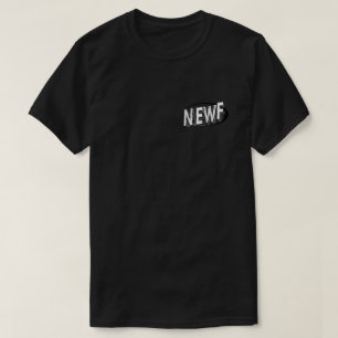 Camiseta Notta Bear Hombres logo NEWF Tshirt B&W