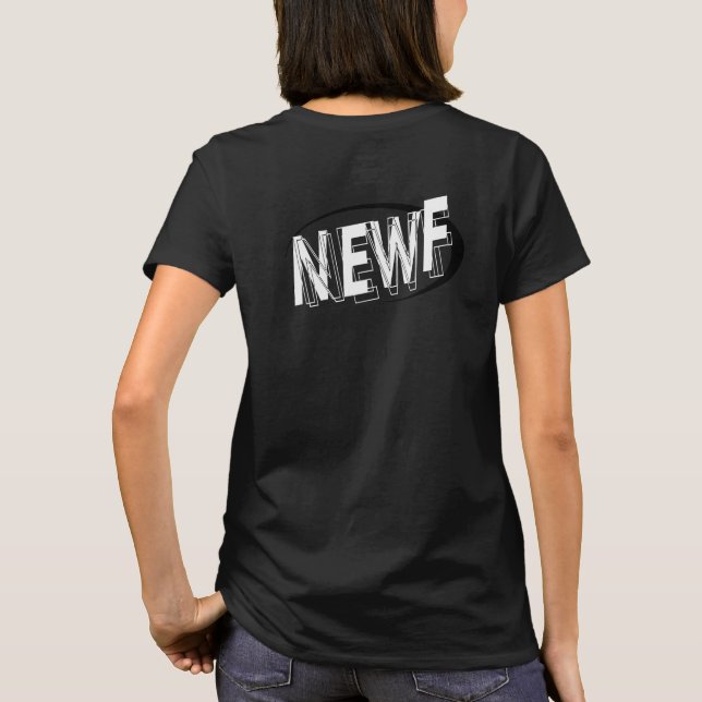 Camiseta Notta Bear NEWF logo B&W (Reverso)