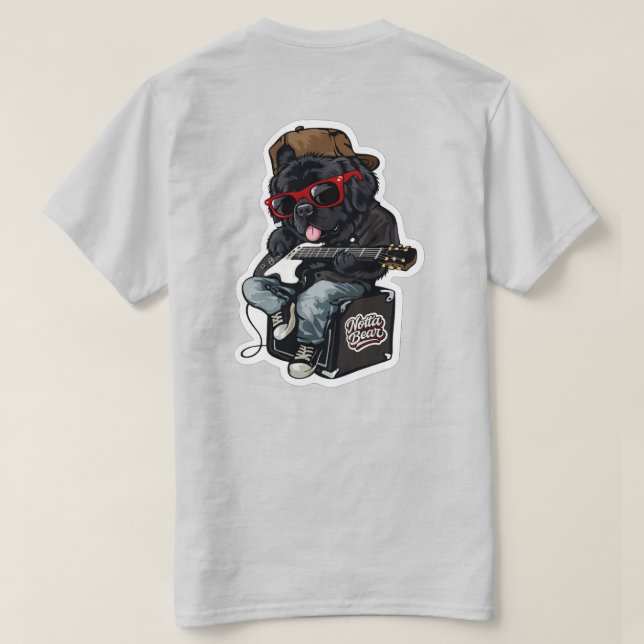 Camiseta Notta Bear Rockero (Reverso del diseño)