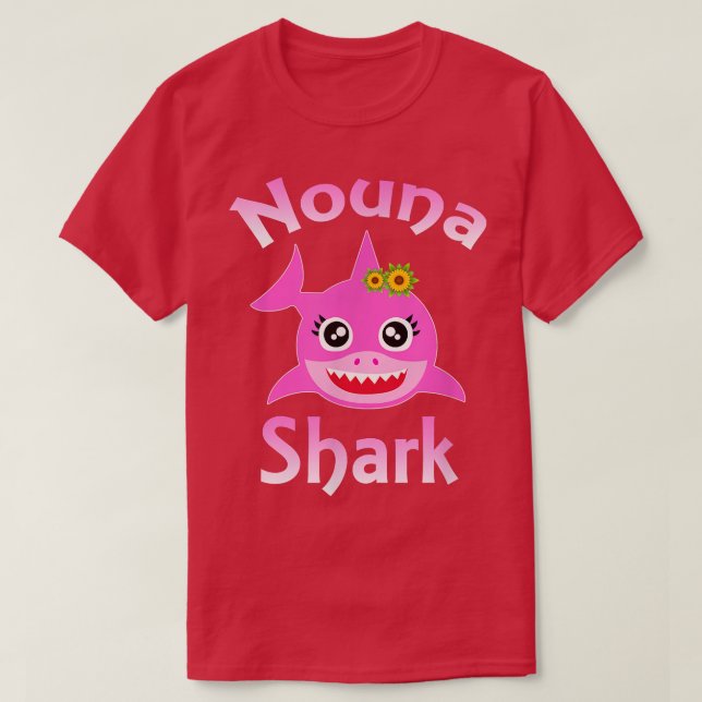 Camiseta Nouna Shark Greek Godmother Funny Shark  (Diseño del anverso)
