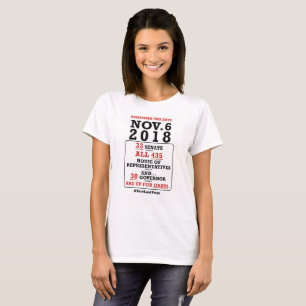 Camiseta Nov.6, 2018 - vótelos hacia fuera