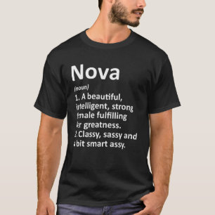 Camiseta NOVA Definición Nombre personalizado Navidades div