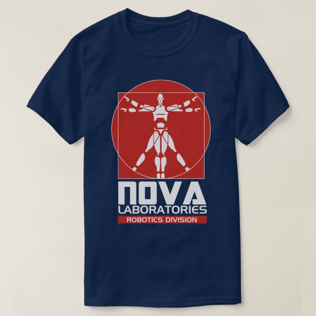 Camiseta Nova Laboratories Robotics Division (Diseño del anverso)