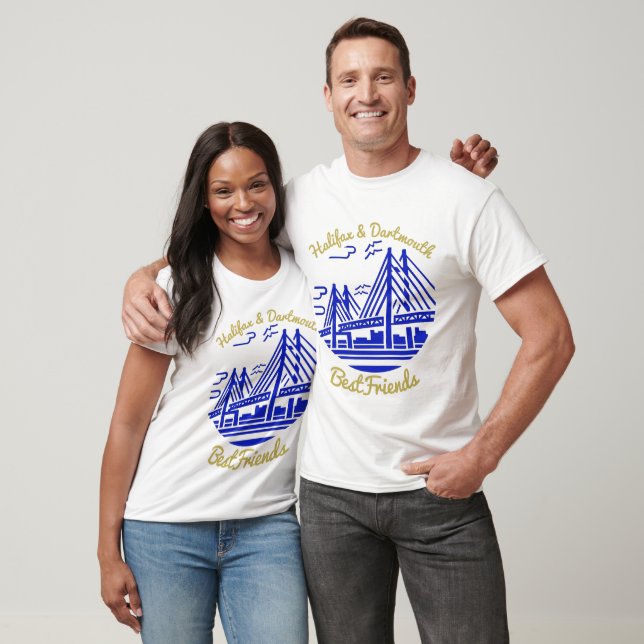 Camiseta Nova Scotia Halifax y Dartmouth Bestfriend (Unisexo)