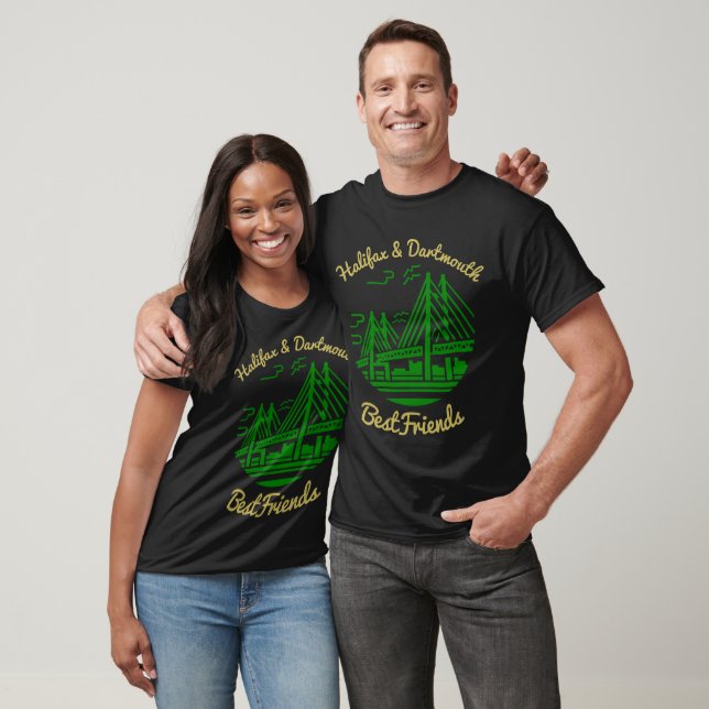 Camiseta Nova Scotia Halifax y Dartmouth Bestfriend T-S (Unisexo)