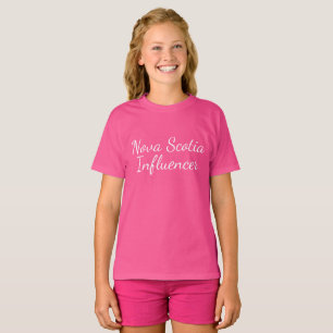 Camiseta Nova scotia Influencer Personalizar, provincia o c