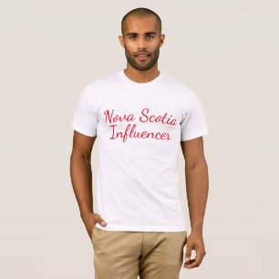 Camiseta Nova scotia Influencer Personalizar, provincia o c