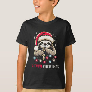 Camiseta Nova Sloth Festive Santa
