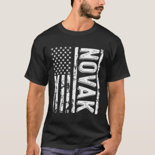 Camiseta Novak Apellido Equipo Novak Reunión familiar Novak