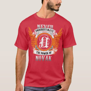 Camiseta Novak Name Shirt Nunca Subestima El Poder De