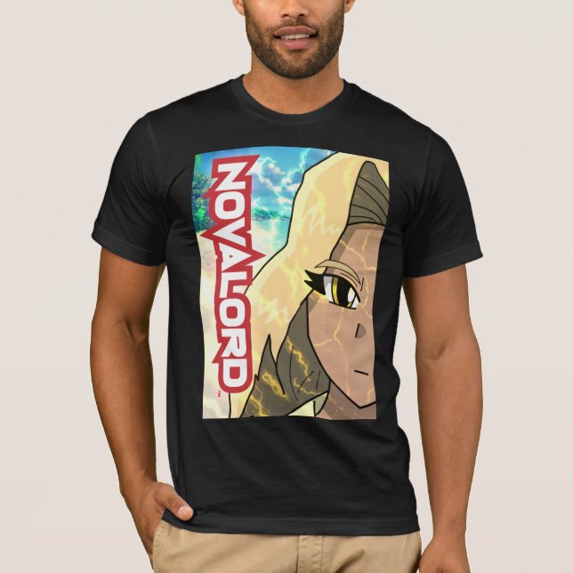 Camiseta Novalord: Celeste #1 Edición Especial (Anverso)