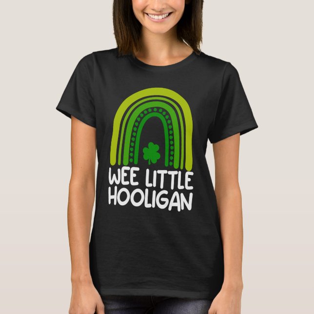 Camiseta Nove Hooligan Funny Clovers Niños Adolescentes St  (Anverso)