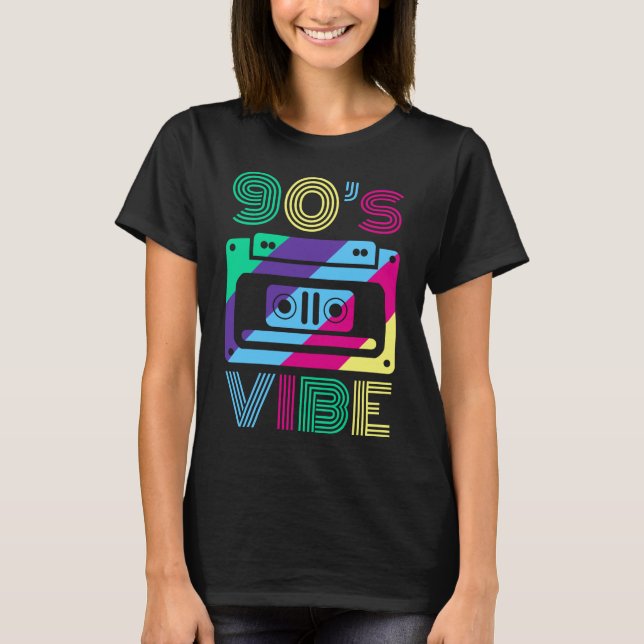 Camiseta Novecientos años Vibe 90, traje de Fiesta temático (Anverso)