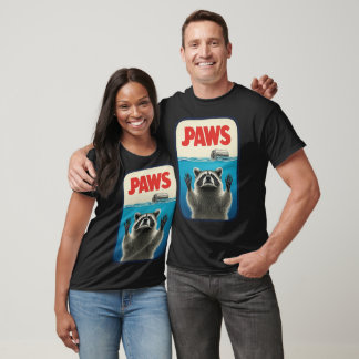 Camiseta Novedad Bonita Hombres Niños Mujeres Mapache Diver