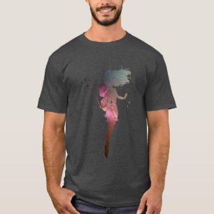 Camiseta Novedad Celestial Celestial Northern Lights Style