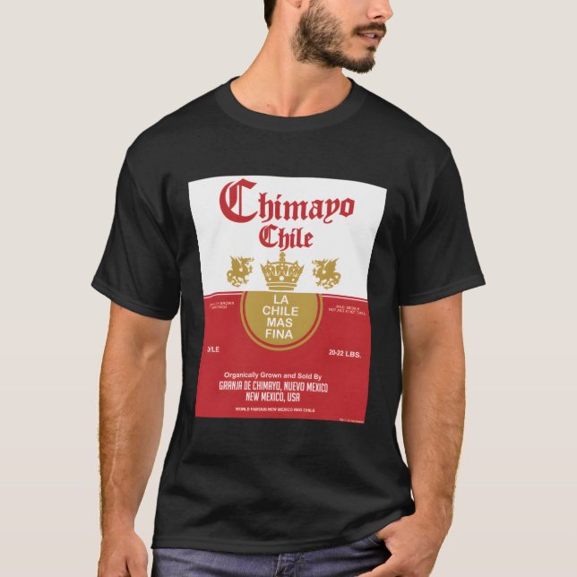 Camiseta Novedad Chimayo Rojo Chile (Anverso)