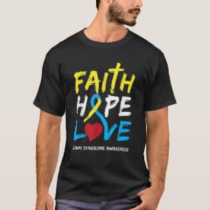 Camiseta Novedad de concienciación sobre el síndrome de Dow