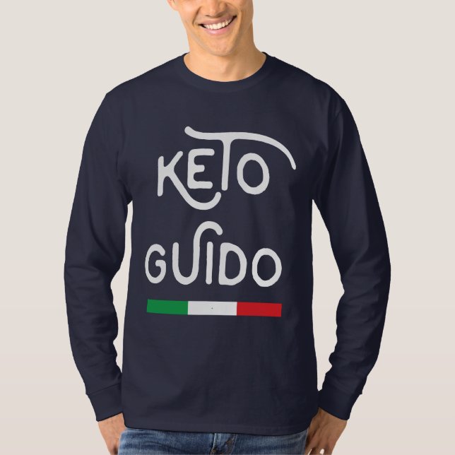 Camiseta Novedad de guía de dieta de Keto (Anverso)