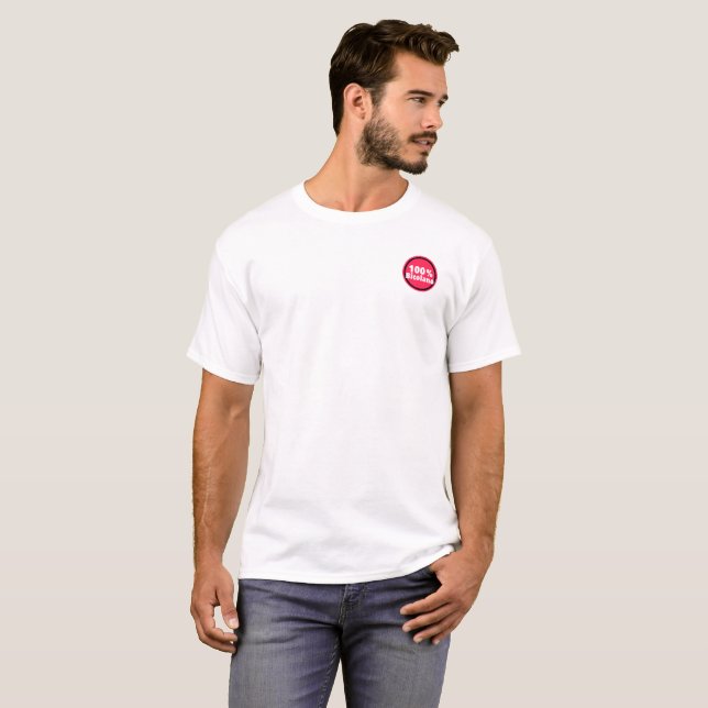 Camiseta novedad de impresión Bicolano al 100% (Anverso completo)