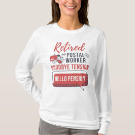 Camiseta Novedad de Jubilación de Mailman, Trabajador Posta