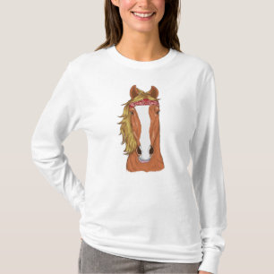 Camiseta Novedad de los amantes ecuestres de los Ilustracio