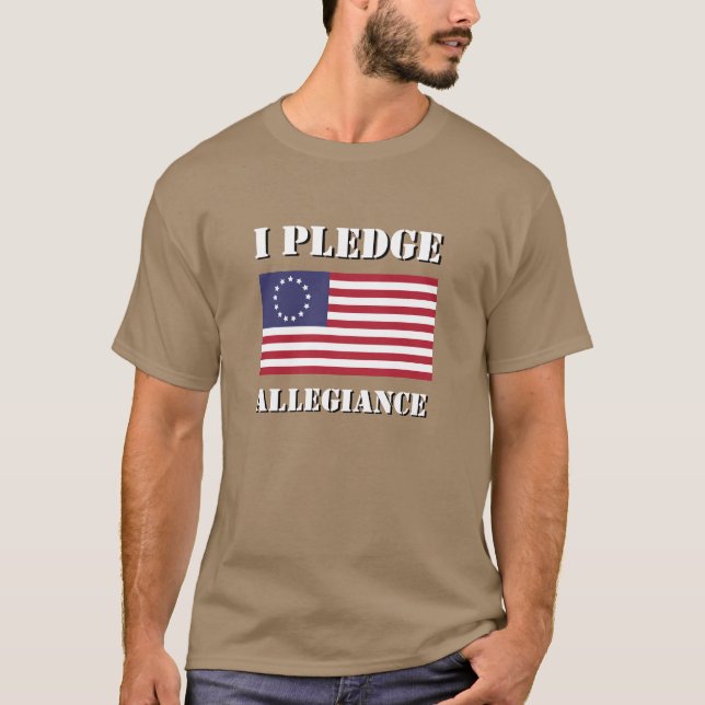 Camiseta Novedad de moda masculina: ME COMPROMETO A ALEGAR (Anverso)