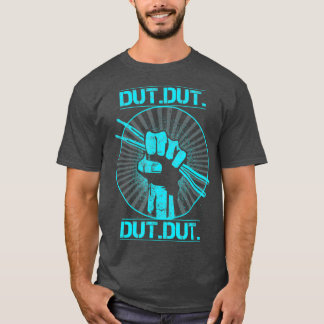 Camiseta Novedad de músico de la línea de tambor de la band