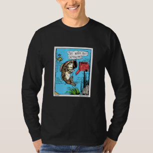 Camiseta Novedad de pesca contra la ley de pesca del agua