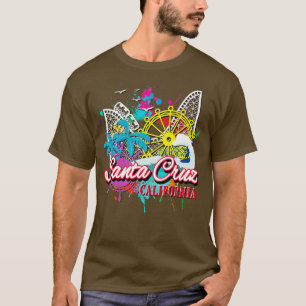 Camiseta Novedad del parque de atracciones Santa Cruz Calif