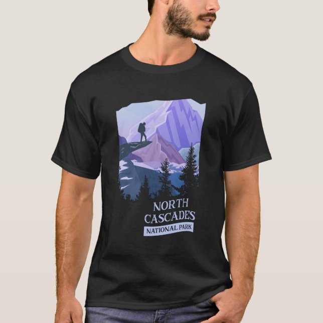 Camiseta Novedad del Parque Nacional de Cascades del Norte (Anverso)