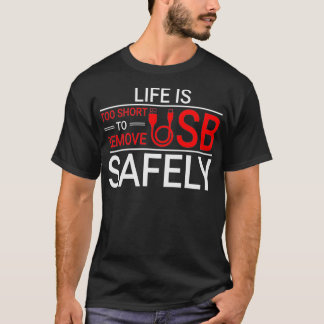 Camiseta Novedad del programador de codificación Eliminar U