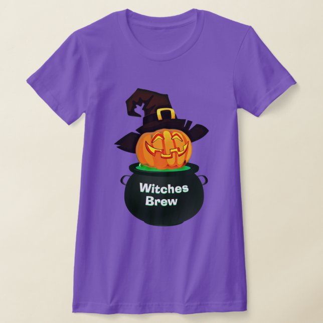 Camiseta Novedad divertida de disfraz de bruja de Halloween (Distribución)