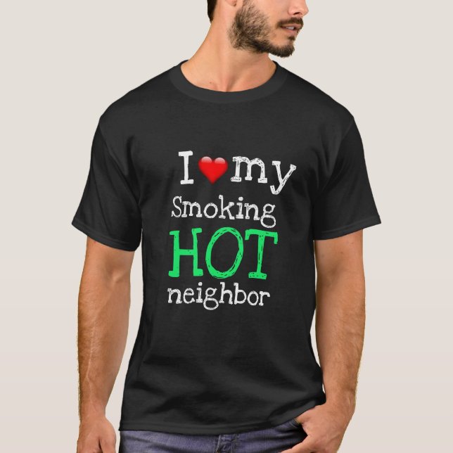 Camiseta Novedad divertida de San Valentín fumando a un vec (Anverso)
