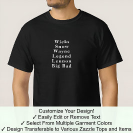 Camiseta Novedad divertida para el nombre de John Personali