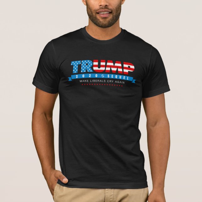Camiseta Novedad electoral secuencial de Trump 2020 (Anverso)