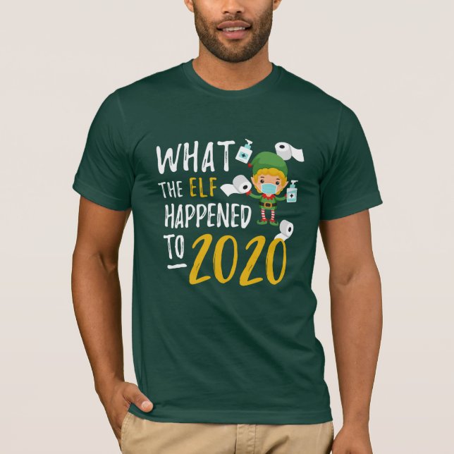 Camiseta Novedad Elf de Navidades divertidos de Cuarantine  (Anverso)