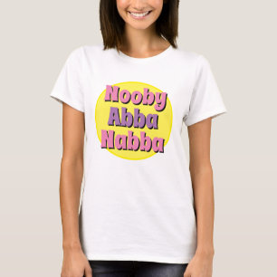 Camiseta Novedad estilo 70 NOOBY ABBA NABBA
