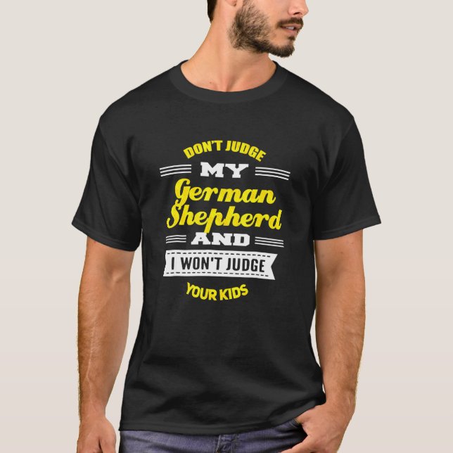 Camiseta Novedad German Shepherd (Anverso)
