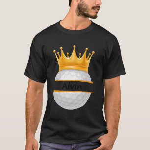 Camiseta Novedad Golf Nombre Personalizado Alvin Sports Dad