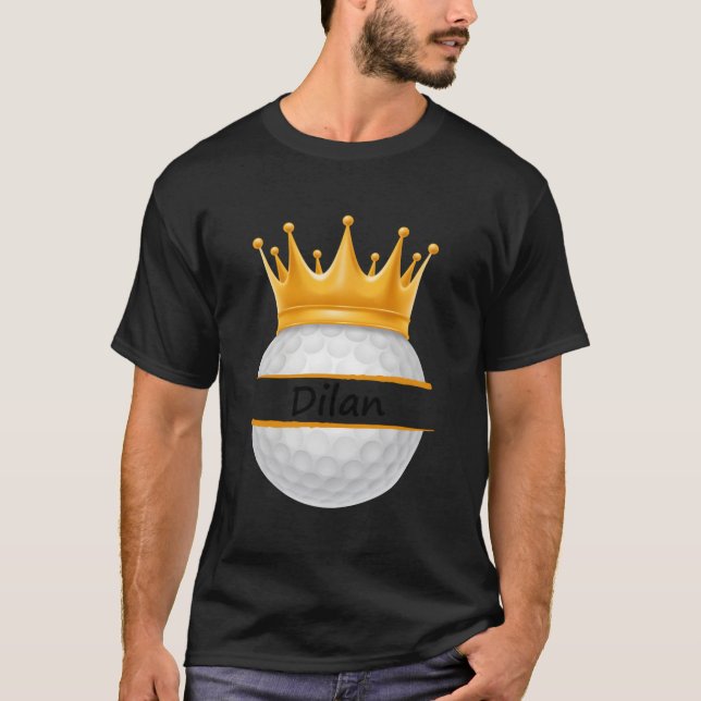 Camiseta Novedad Golf Nombre personalizado Dilan Sports Dad (Anverso)
