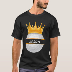 Camiseta Novedad Golf Nombre personalizado Jason Sports Dad