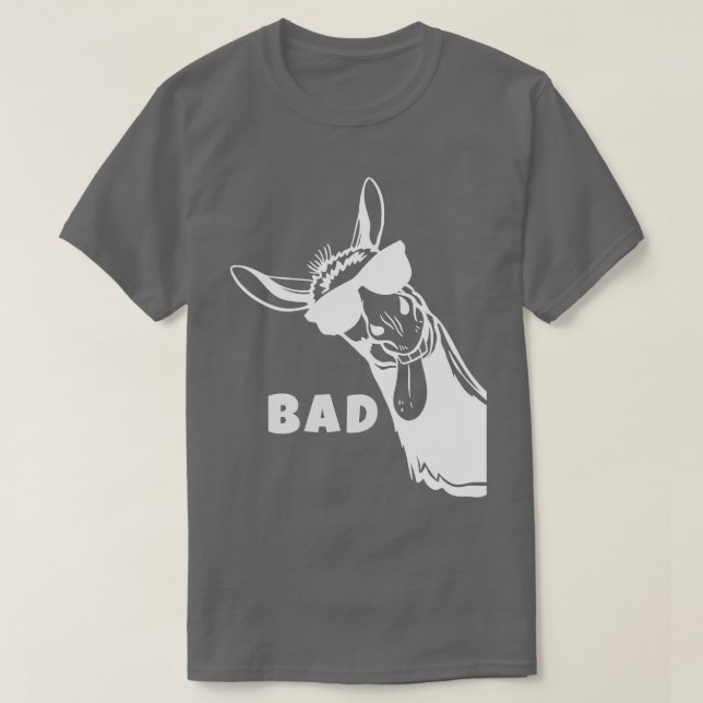 Camiseta Novedad gráfica de Badass Donkey Funny Pun con pro (Diseño del anverso)