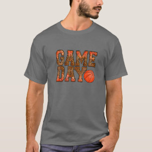 Camiseta Novedad Juego de Baloncesto Día Vibes Tee Leopard 
