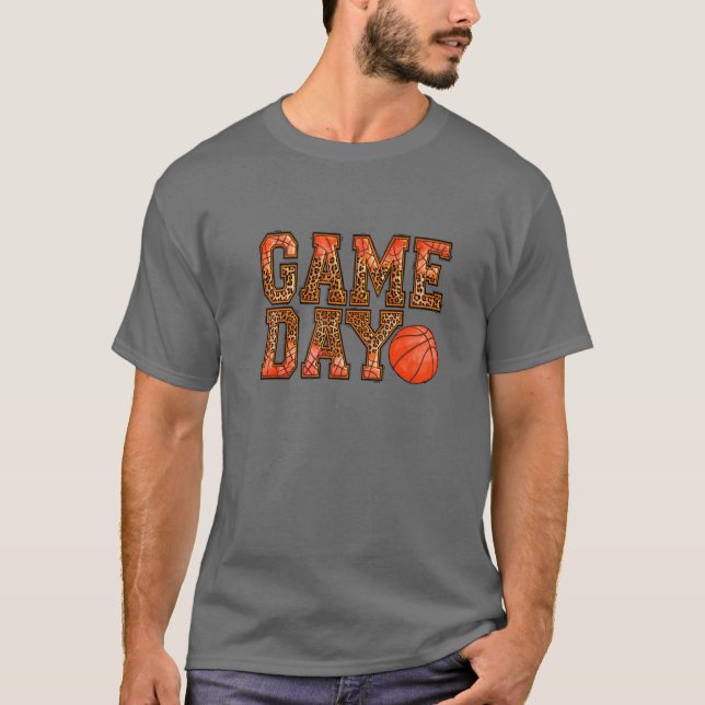 Camiseta Novedad Juego de Baloncesto Día Vibes Tee Leopard  (Anverso)