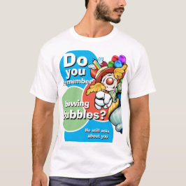 Camiseta Novedad masculina ¿RECUERDAS BURBUJAS DE FLOTE?