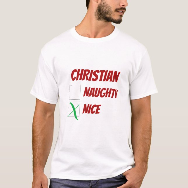 Camiseta Novedad personalizada de Navidades de Niza o Niza (Anverso)
