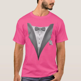 Camiseta Novedad Tux Print
